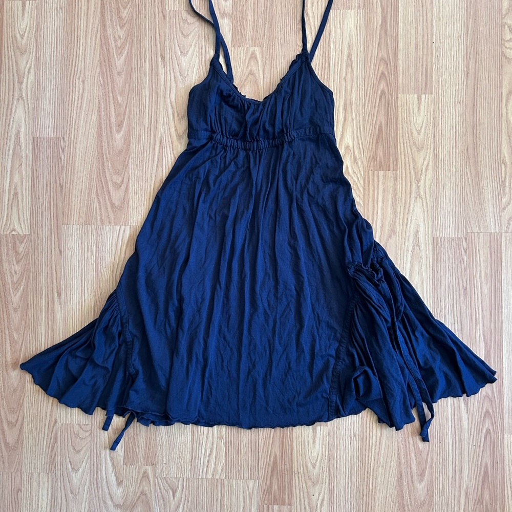 Juicy Couture Dark Blue Spaghetti Strap Dress